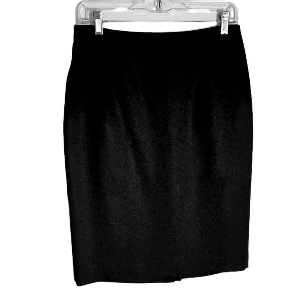 Le Suit Black Fully Lined Pencil Skirt, Size 4P